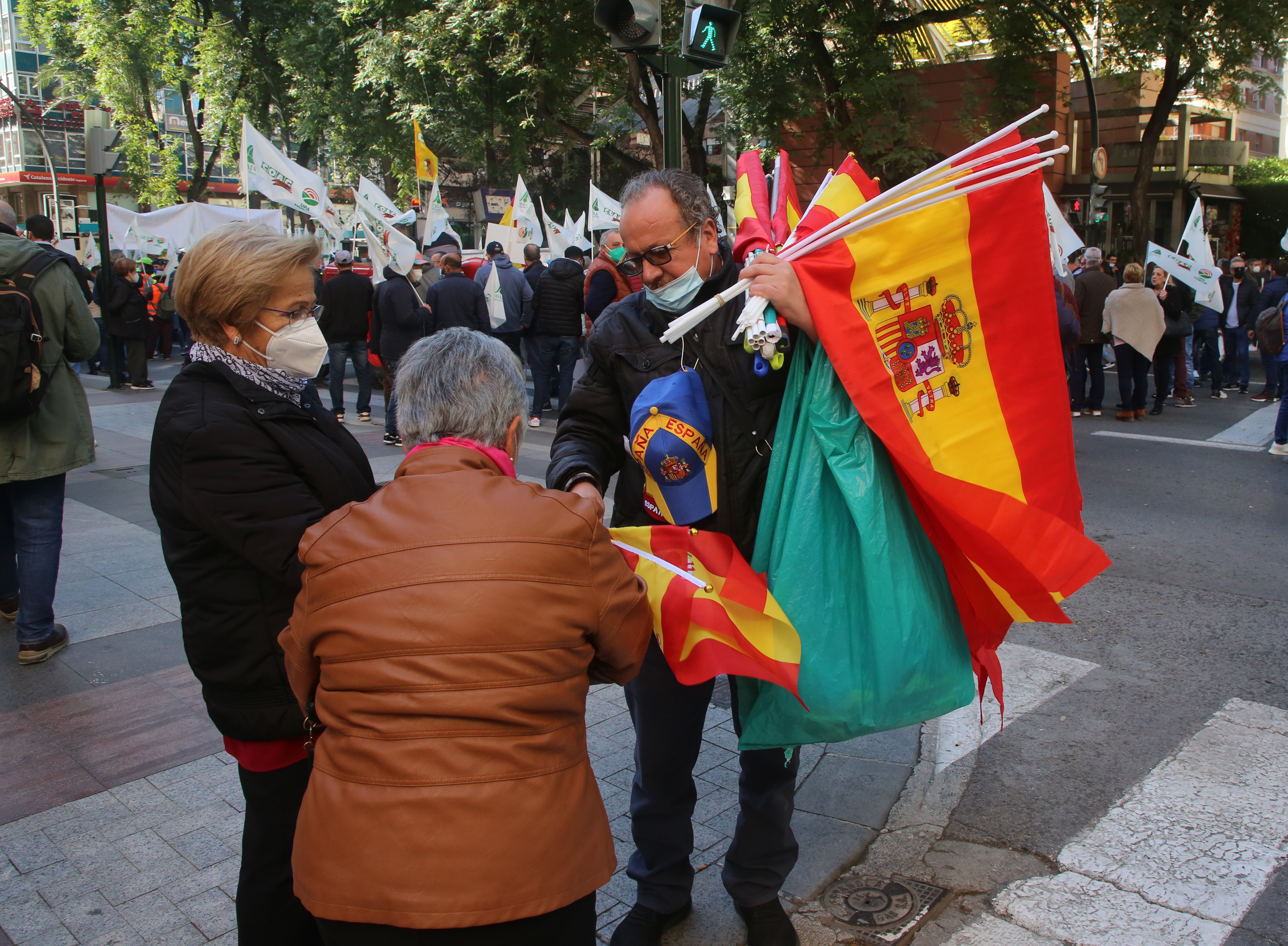 Fotos: Los agricultores salen a la calle en Murcia por la mejora del sector