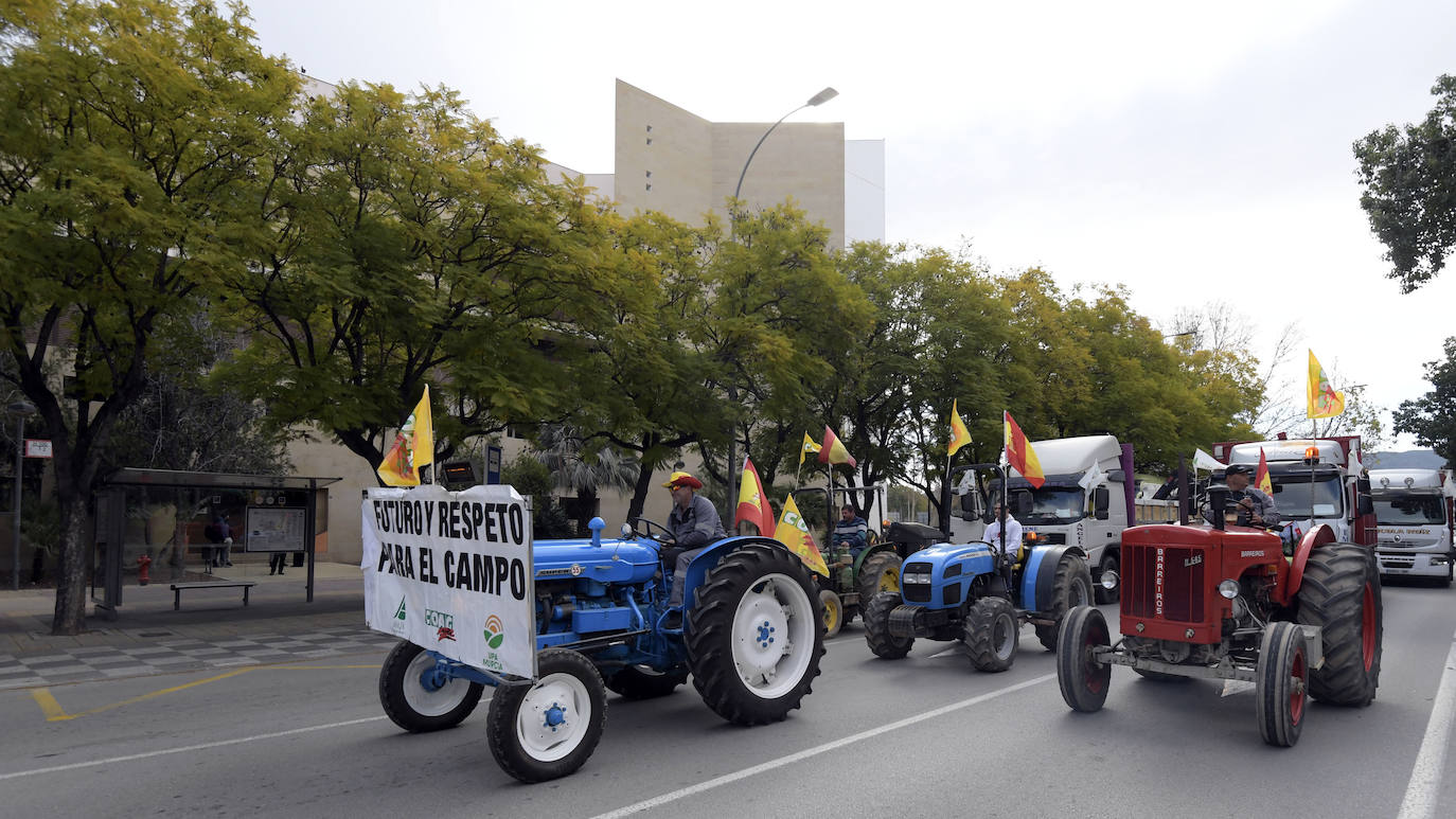 Fotos: Más de 500 tractores y camiones toman este miércoles Murcia en la manifestación del campo