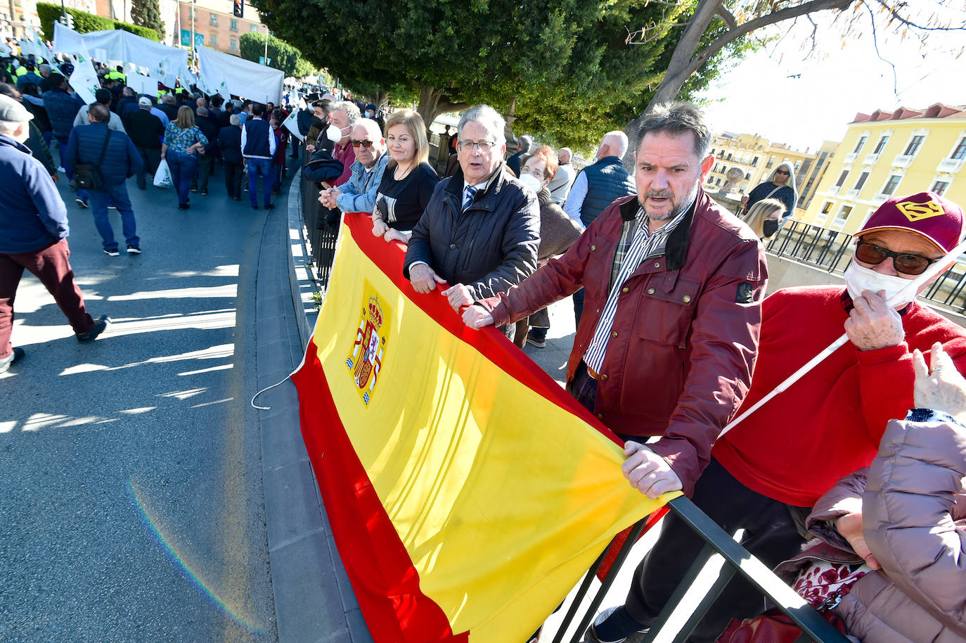 Fotos: Más de 500 tractores y camiones toman este miércoles Murcia en la manifestación del campo