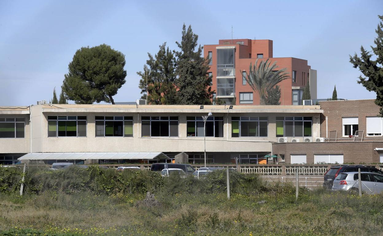 Imagen del colegio Monteagudo de Murcia, donde un menor atacó con un cuchillo a su profesor. 