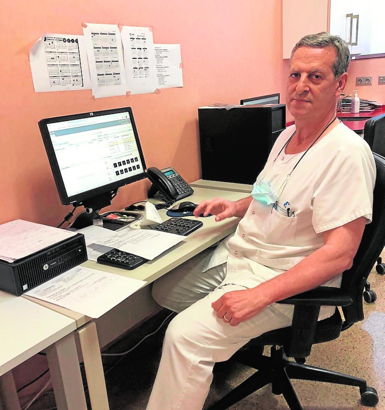 El cardiólogo del Hospital Santa Lucía Federico Soria. 