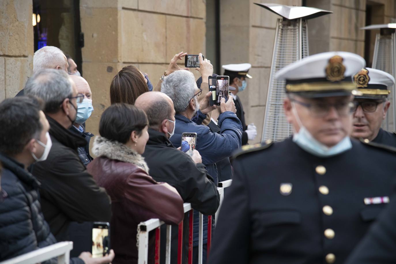 Fotos: Infantería de Marina anticipa la Semana Santa en Cartagena con su piquete