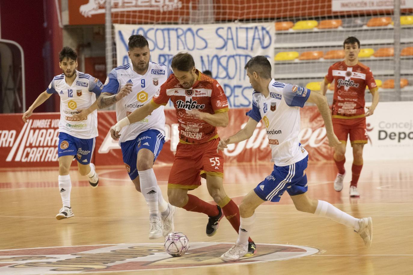 Fotos: El empate del Jimbee Cartagena contra el Zaragoza, en imágenes