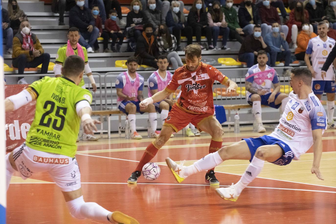 Fotos: El empate del Jimbee Cartagena contra el Zaragoza, en imágenes