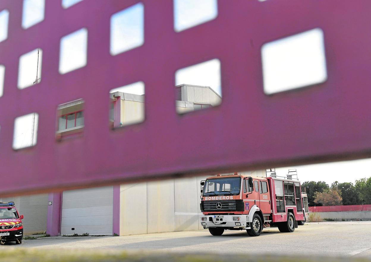 Imagen del Parque de Bomberos de San Ginés, utilizado ahora como almacén, según indican desde el Sime. 