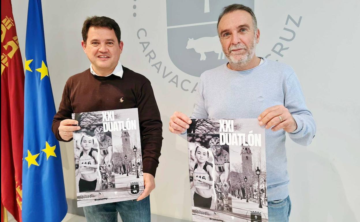 El concejal de Deportes, José Fernández, y el coordinador del área de Deportes, Pedro Antonio Abril. 