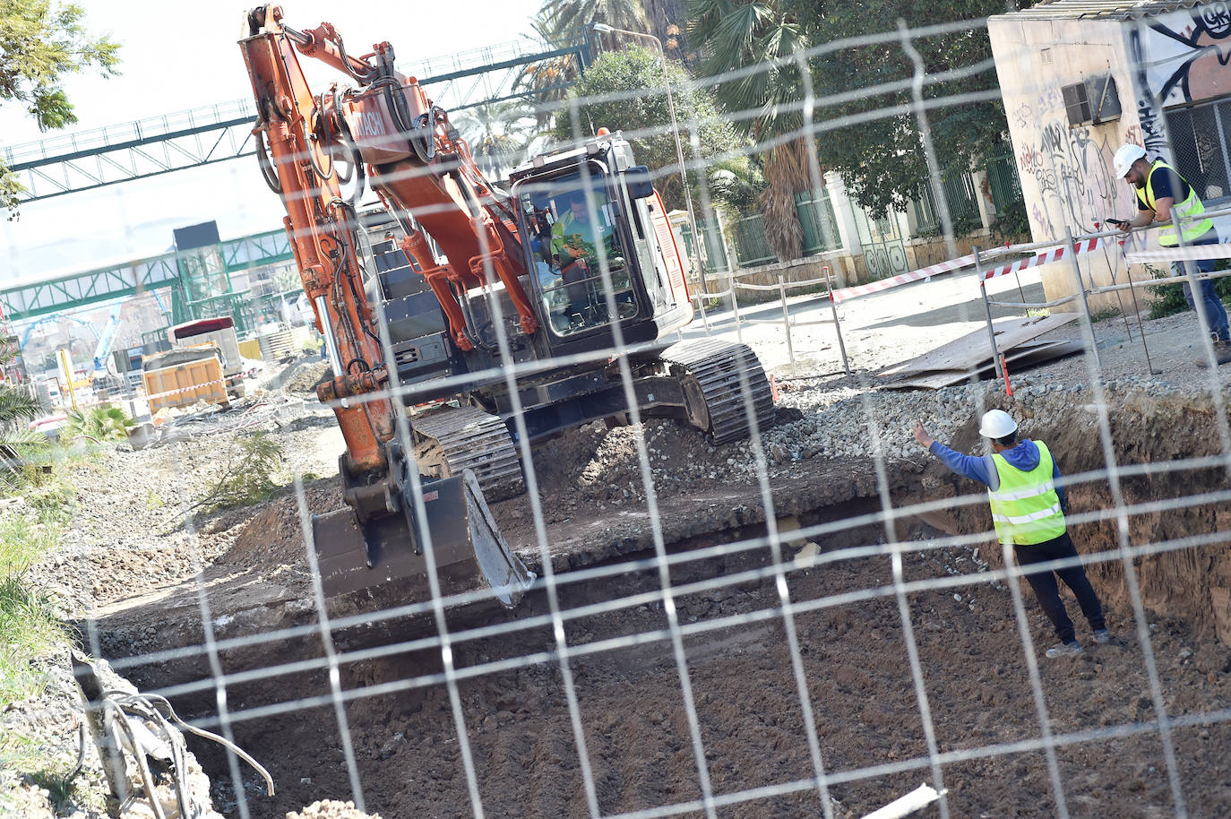 Fotos: Retirada de las vías y de las instalaciones de circulación en Barriomar