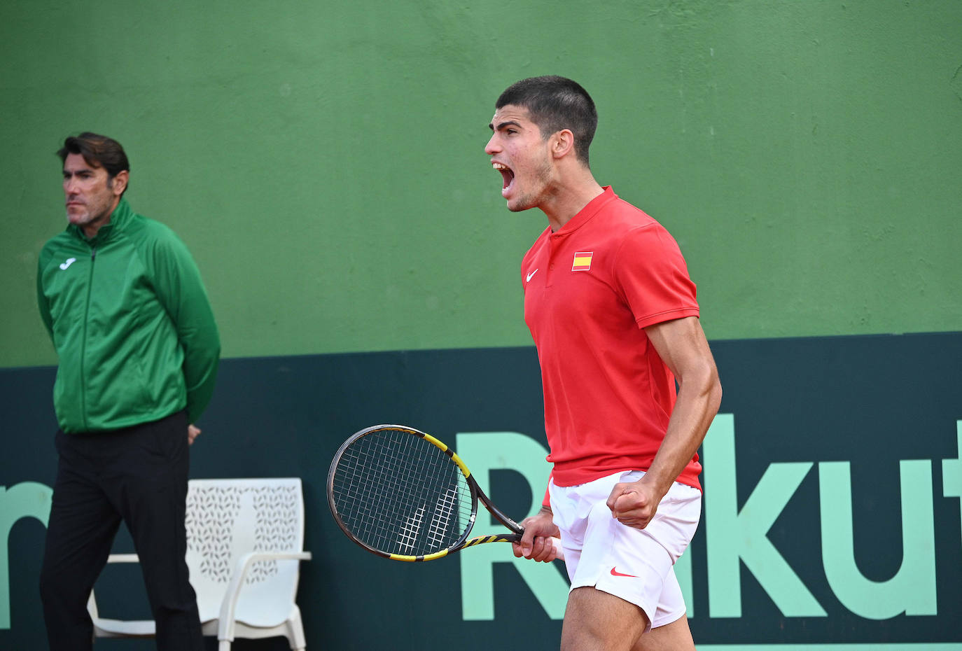 Fotos: El debut de Carlos Alcaraz en la Copa Davis, en imágenes