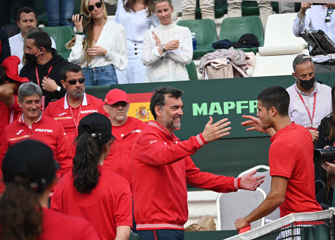 Fotos: El debut de Carlos Alcaraz en la Copa Davis, en imágenes