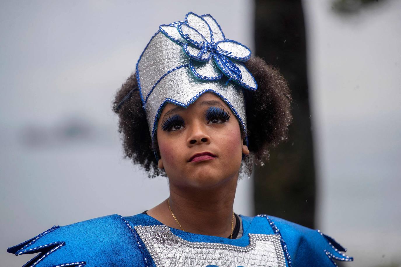 Fotos: Colorido y entusiasmo contra la lluvia