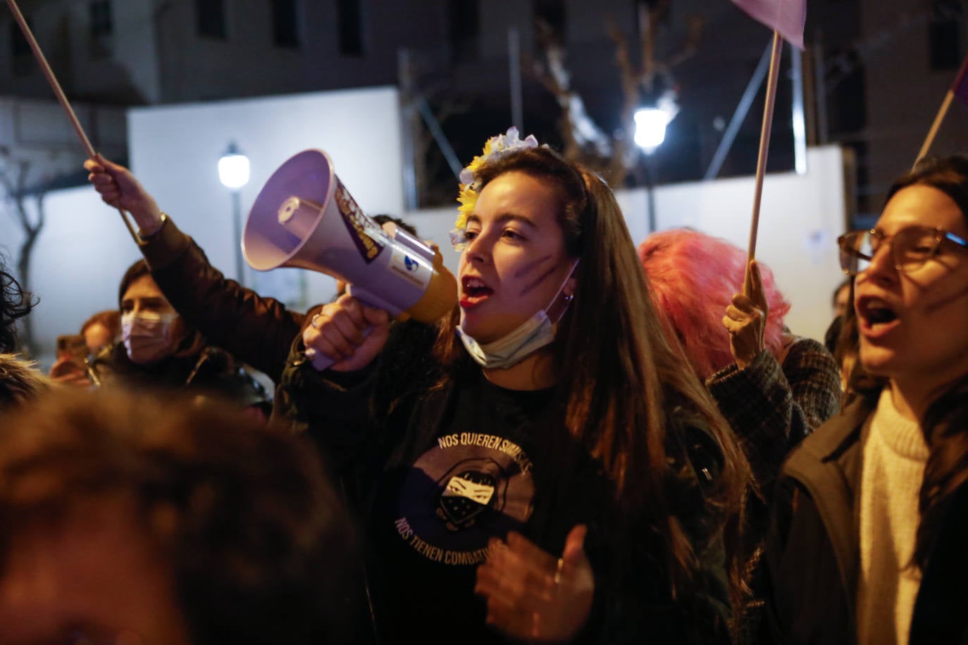 Fotos: La marcha del 8M en Lorca, en imágenes