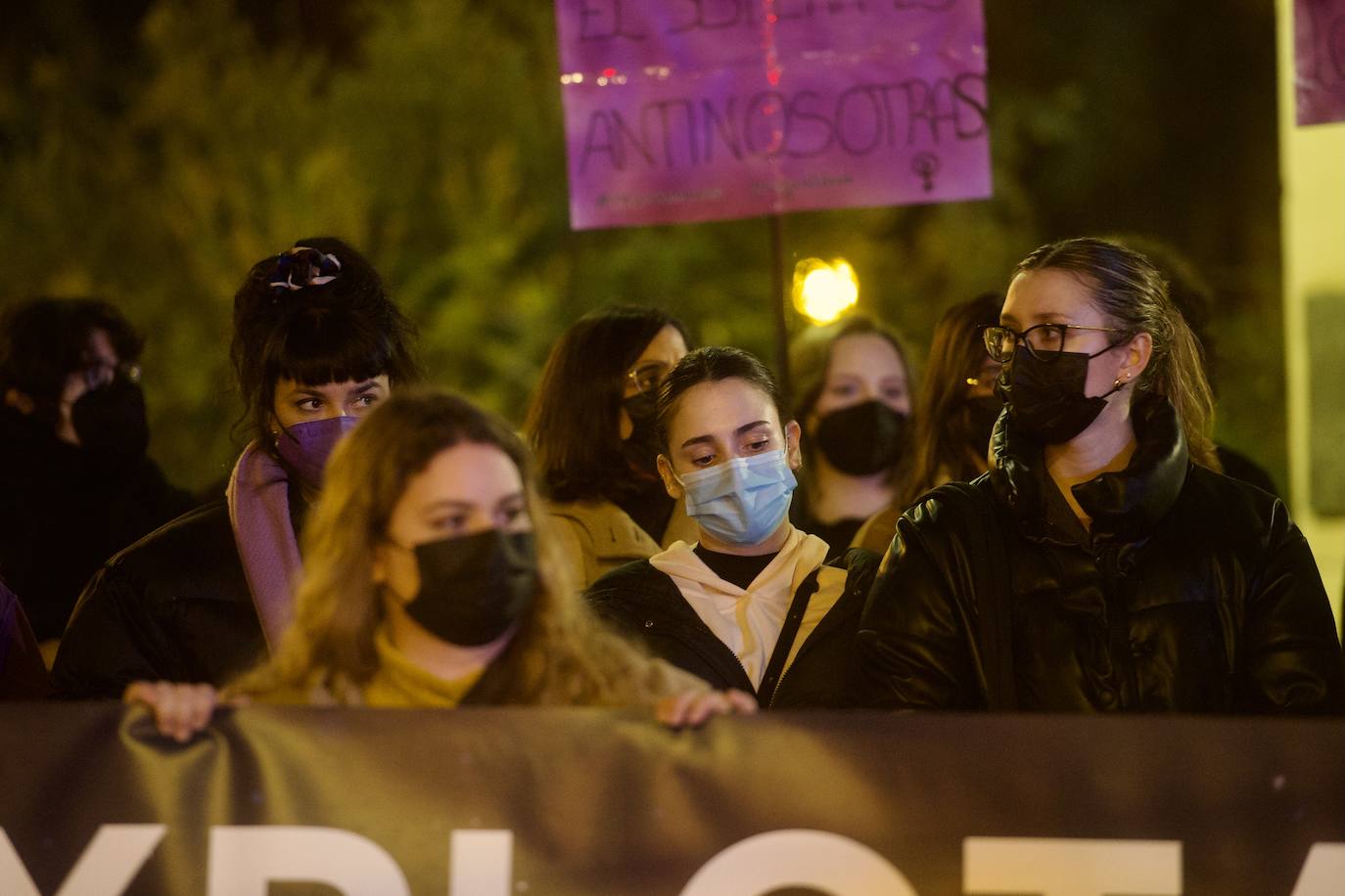 Fotos: Concentración en El Malecón por el Día de la Mujer