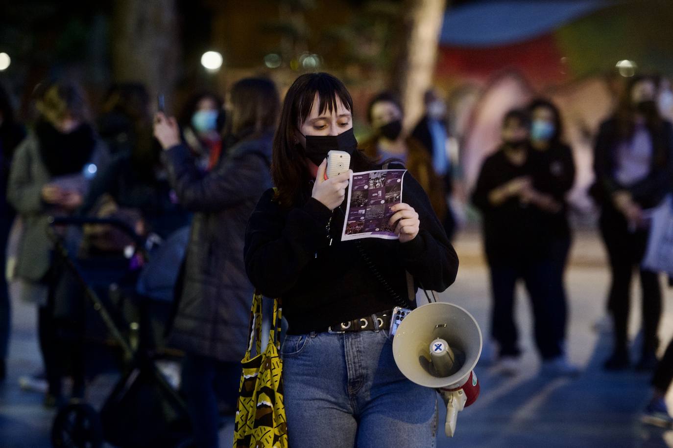 Fotos: Concentración en El Malecón por el Día de la Mujer