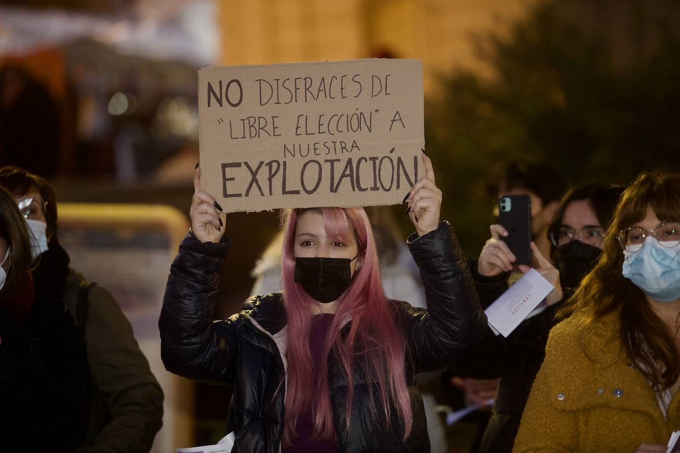 Fotos: Concentración en El Malecón por el Día de la Mujer