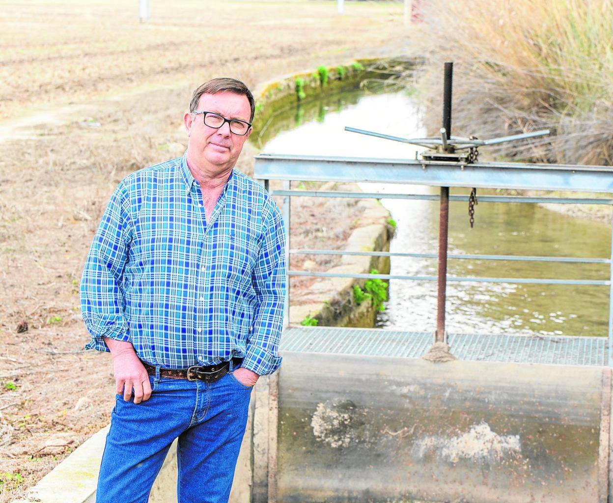Francisco Torrente, presidente de la Comunidad de Regantes del Esparragal. 