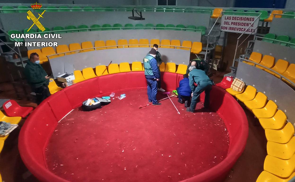 Recinto utilizado para las peleas de gallos.