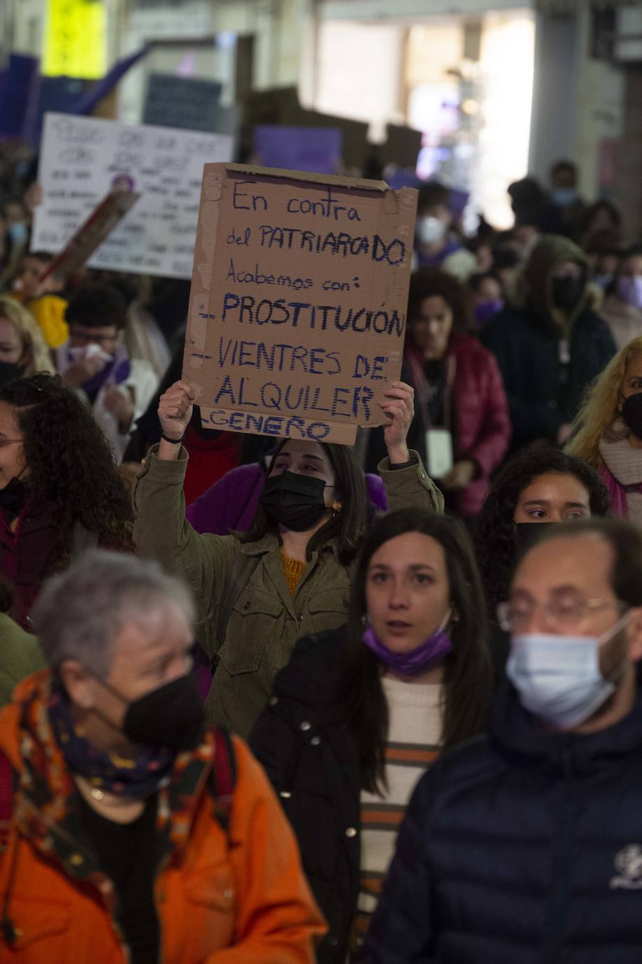 Fotos: Las mujeres se manifiestan en Cartagena