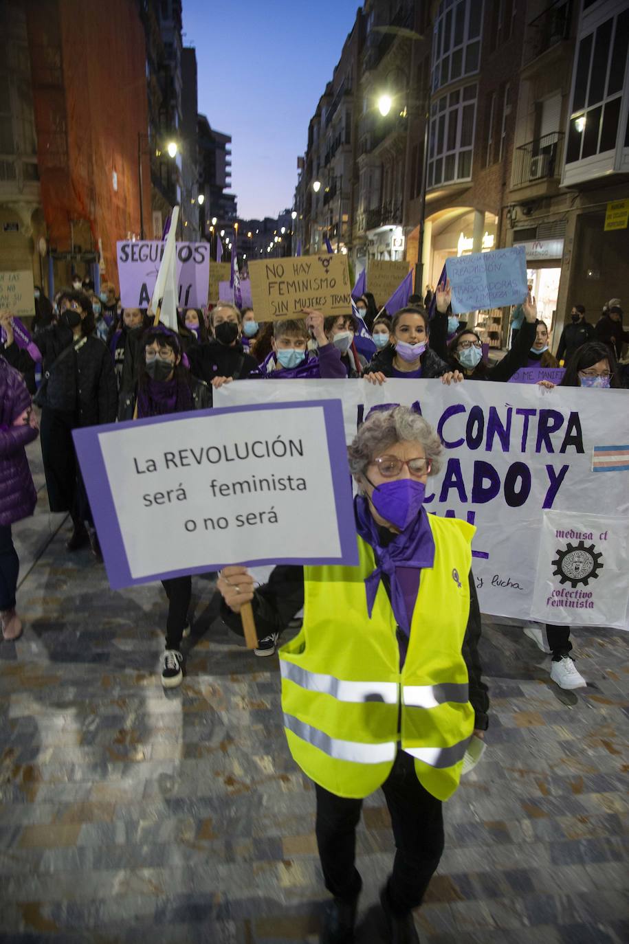 Fotos: Las mujeres se manifiestan en Cartagena