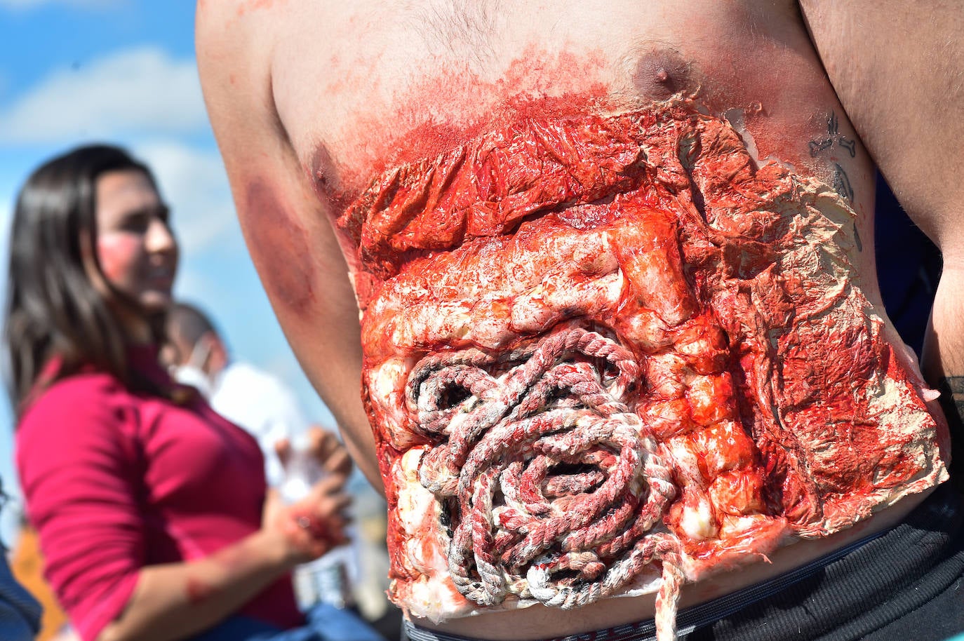 Fotos: Simulacro de accidente aéreo en Corvera para coordinar los servicios implicados en la emergencia