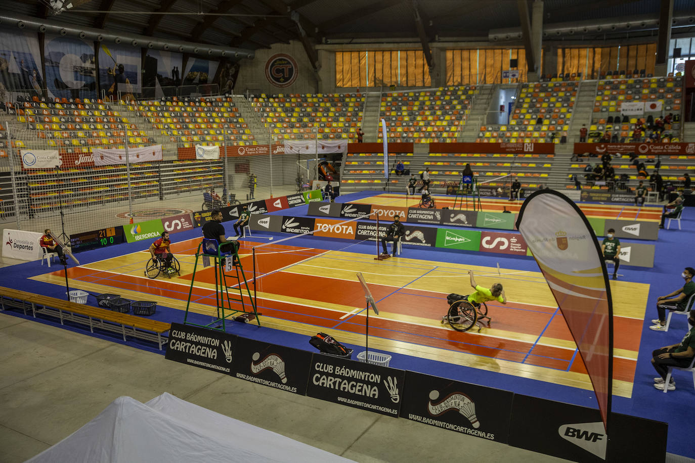Fotos: Primera jornada del torneo internacional de parabádminton en Cartagena
