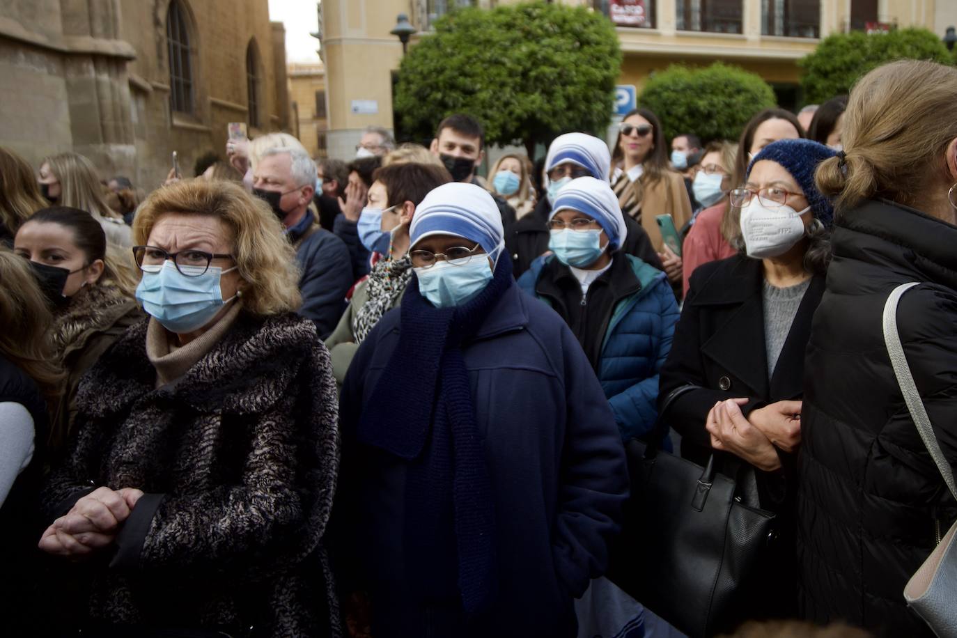 Fotos: Una procesión para la historia de Murcia el día en que la Morenica no pudo bajar del santuario