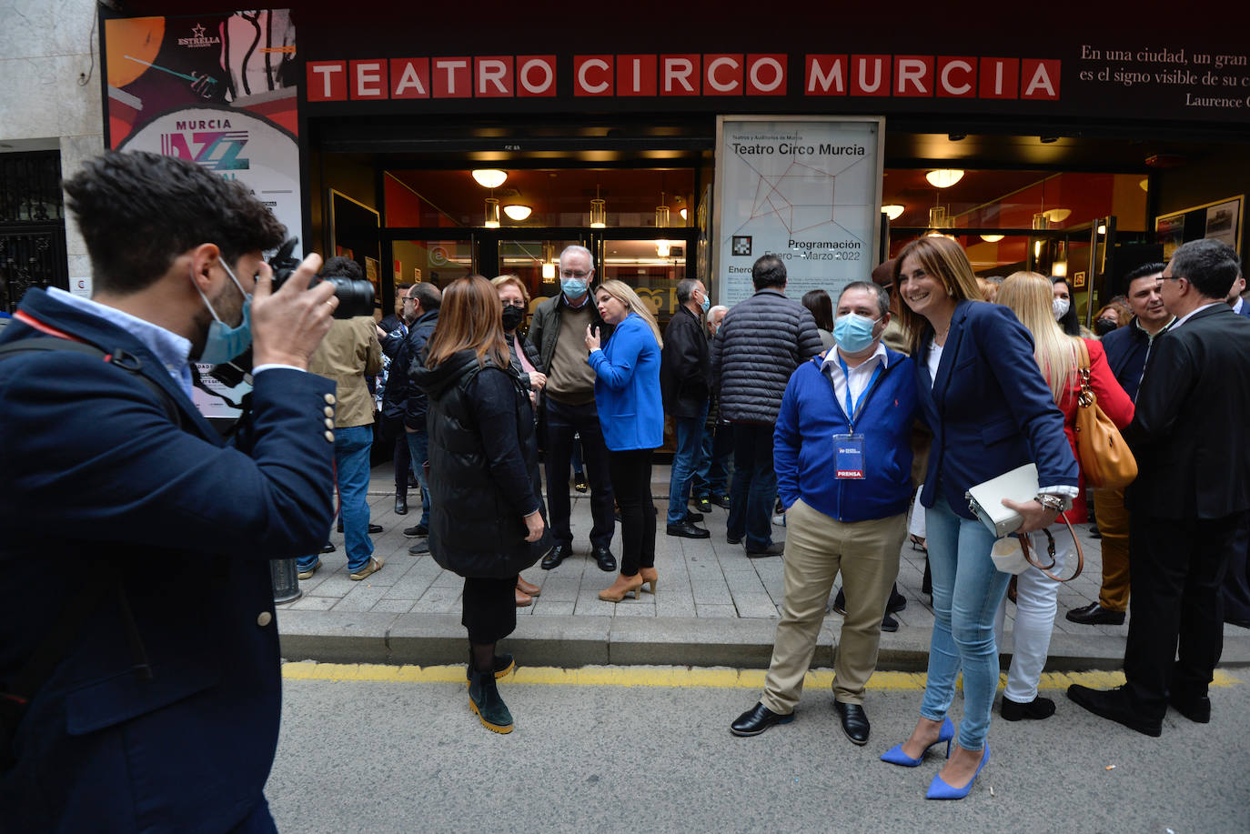 Fotos: Las imágenes del acto de Feijóo en el Teatro Circo de Murcia