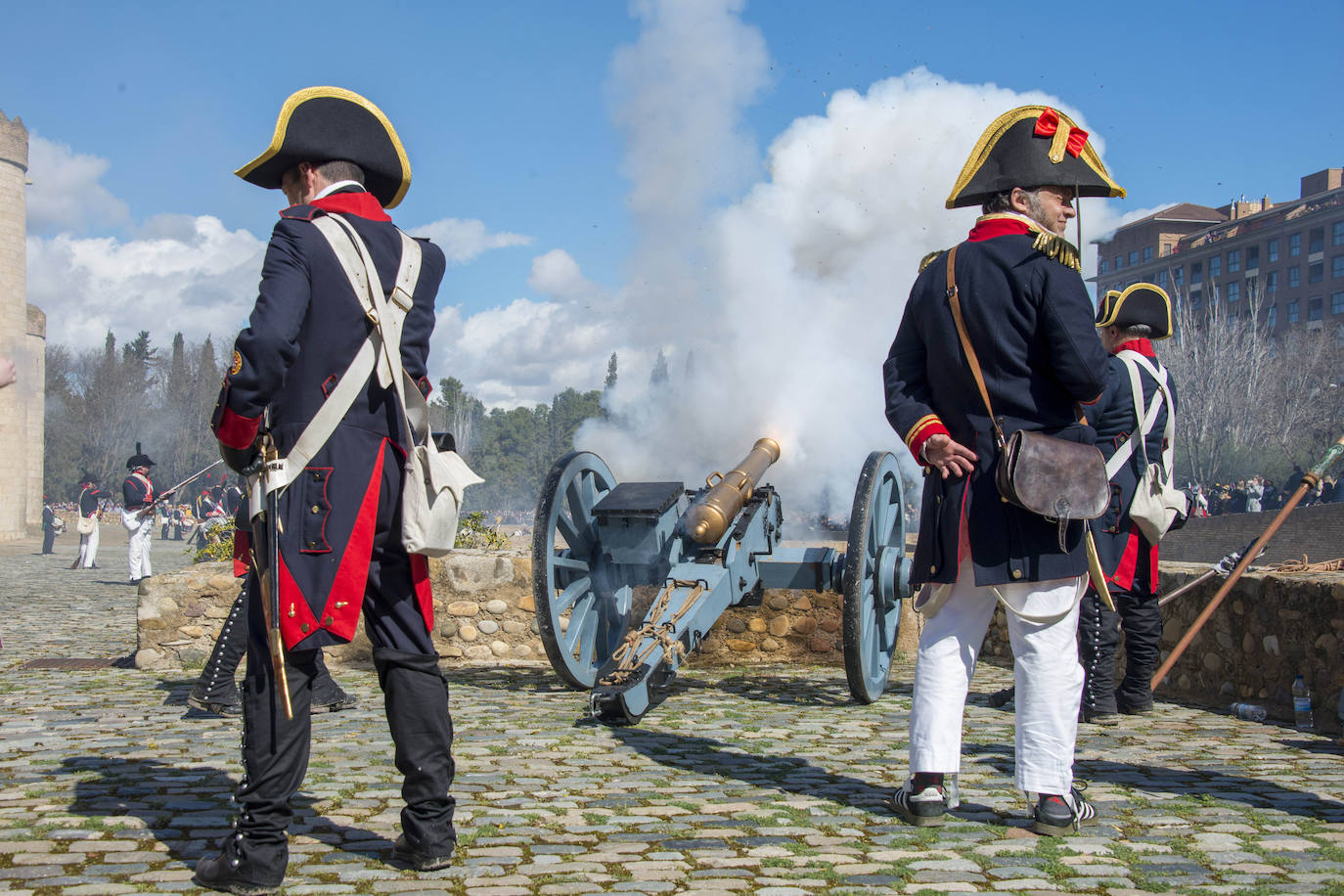 Fotos: Recreación de los Sitios de Zaragoza