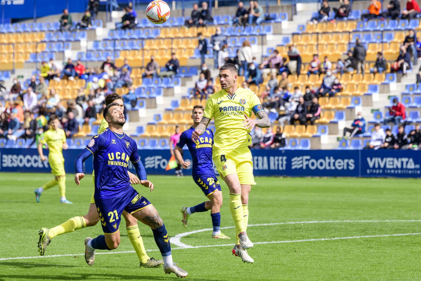 Fotos: La derrota del UCAM Murcia ante el Villarreal B, en imágenes