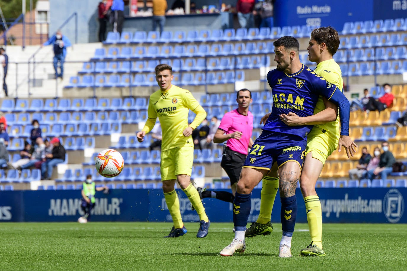 Fotos: La derrota del UCAM Murcia ante el Villarreal B, en imágenes