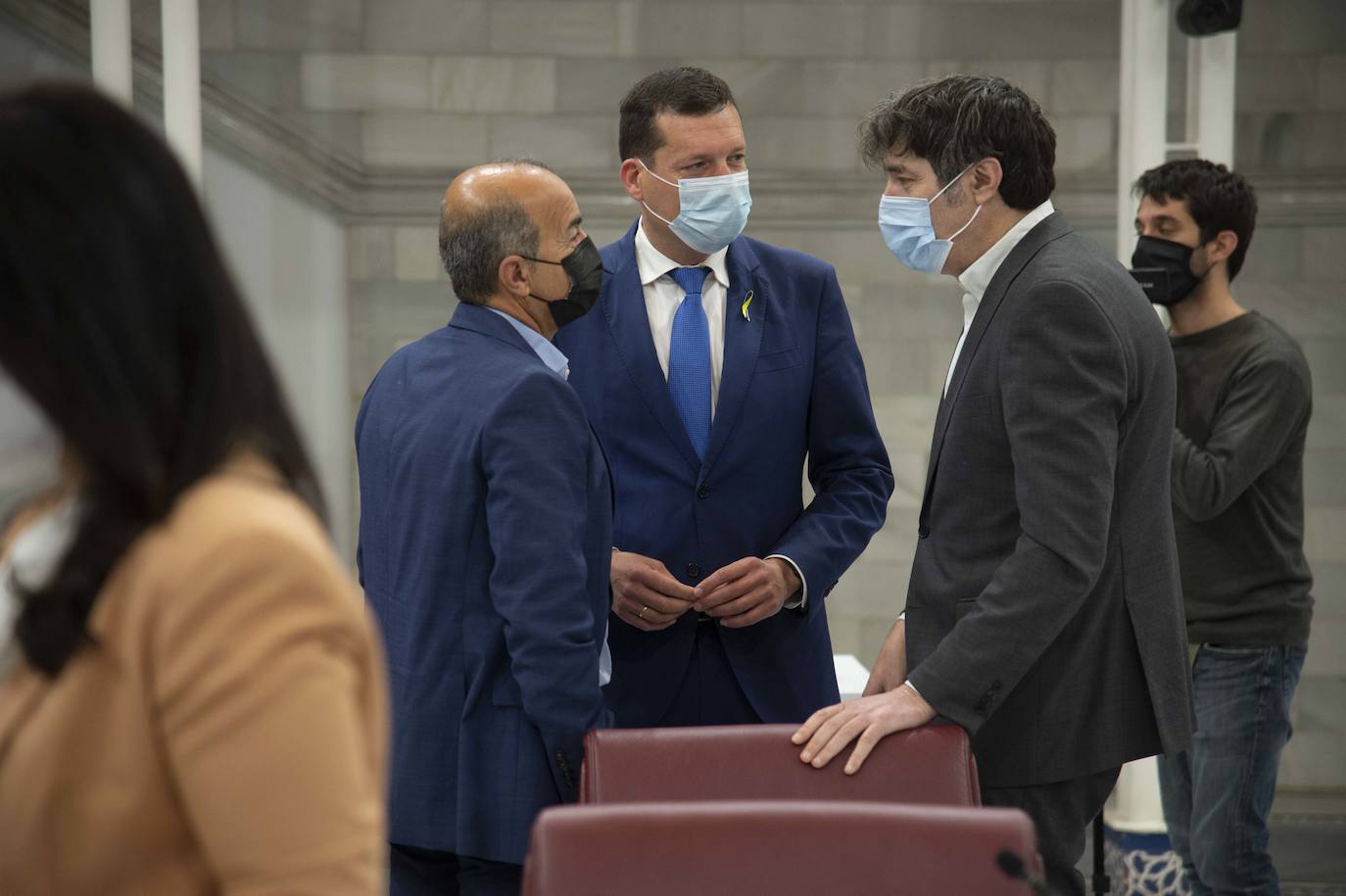 Fotos: Miras respalda en la Asamblea que el Mar Menor tenga personalidad jurídica