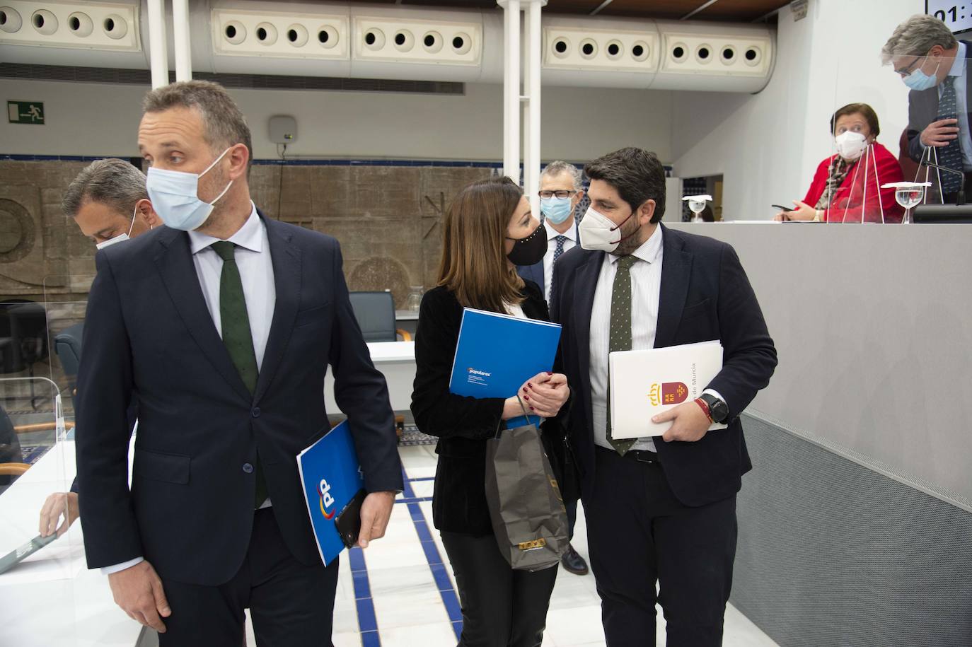 Fotos: Miras respalda en la Asamblea que el Mar Menor tenga personalidad jurídica