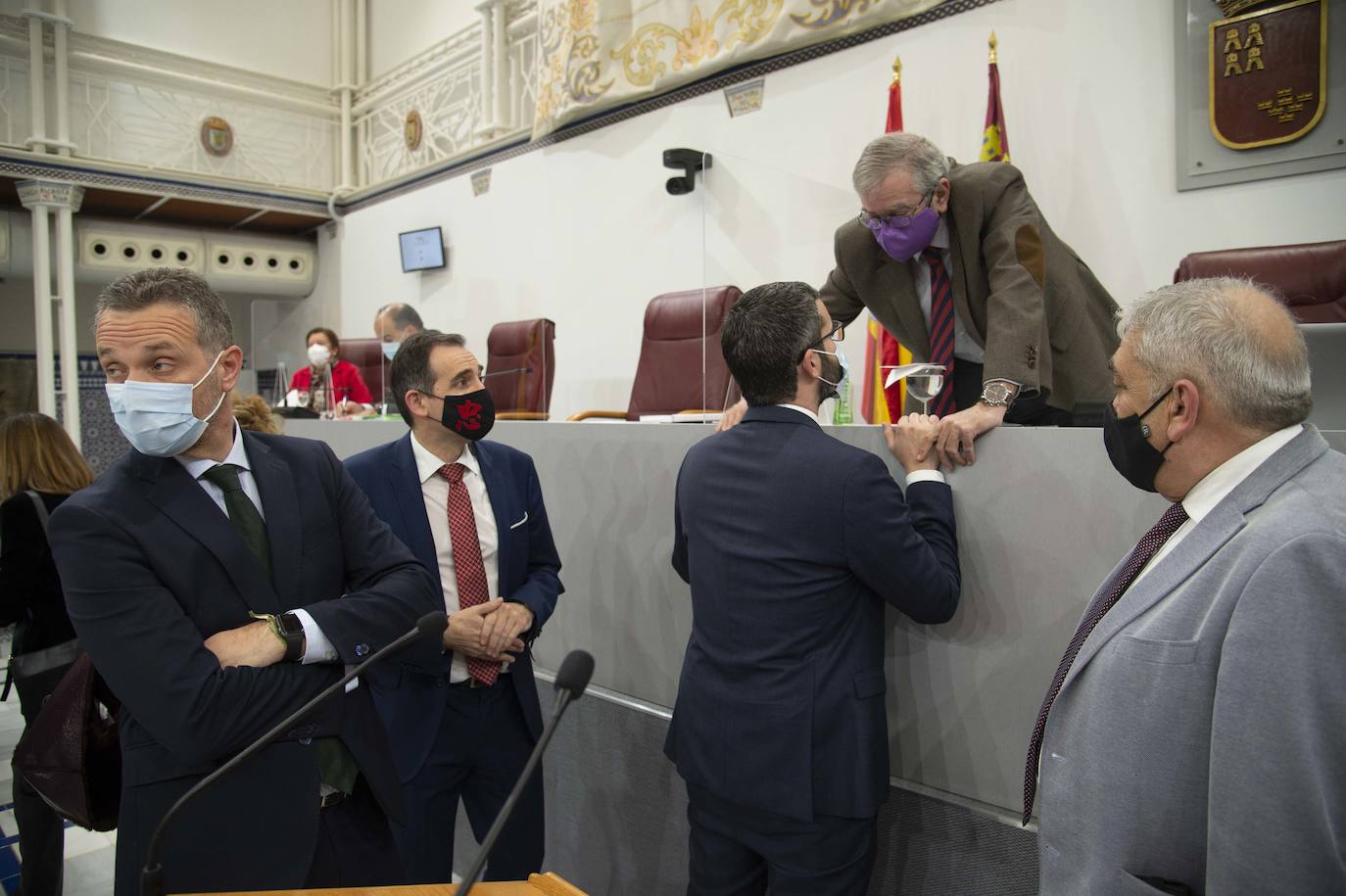 Fotos: Miras respalda en la Asamblea que el Mar Menor tenga personalidad jurídica