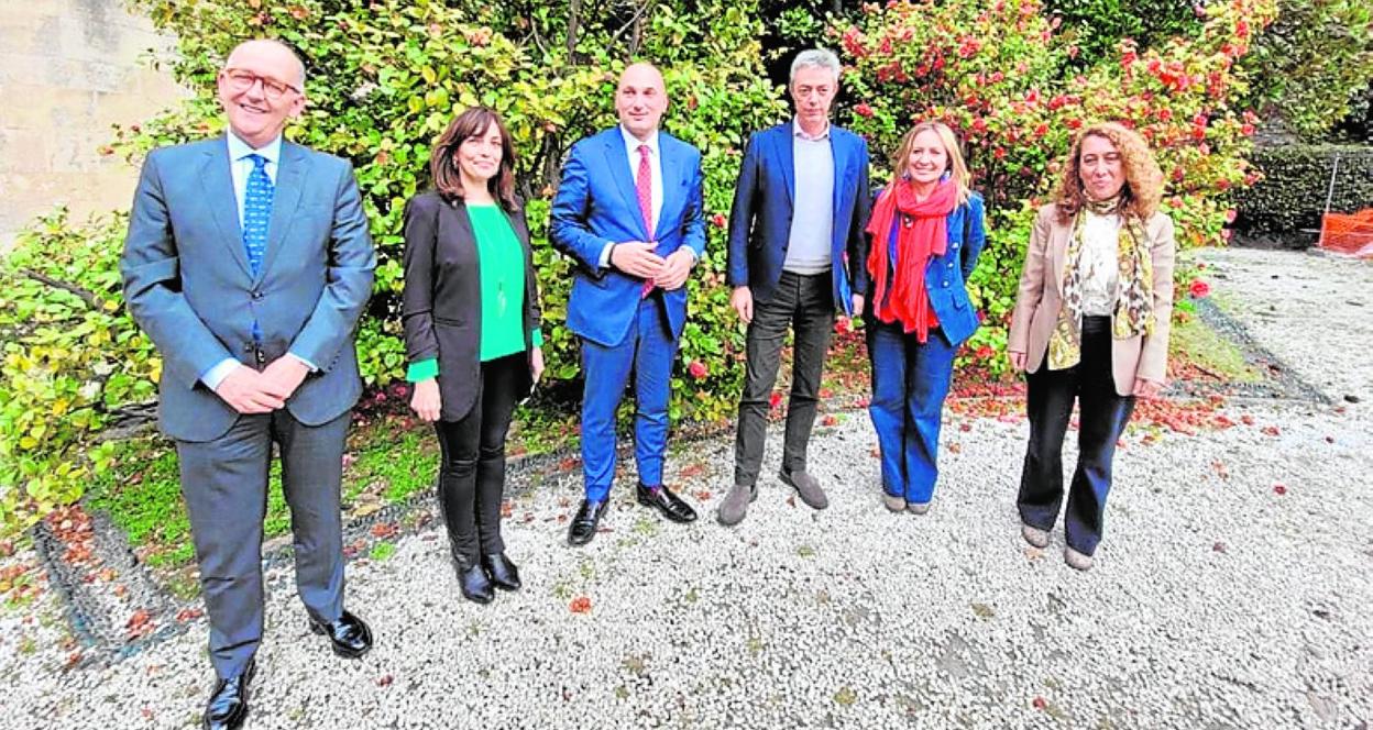 La delegación murciana que ha viajado a Génova. 