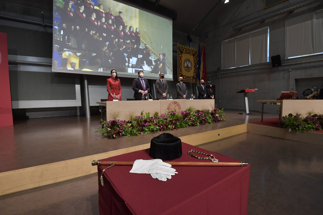 Fotos: La toma de posesión de Luján como rector de la UMU, en imágenes