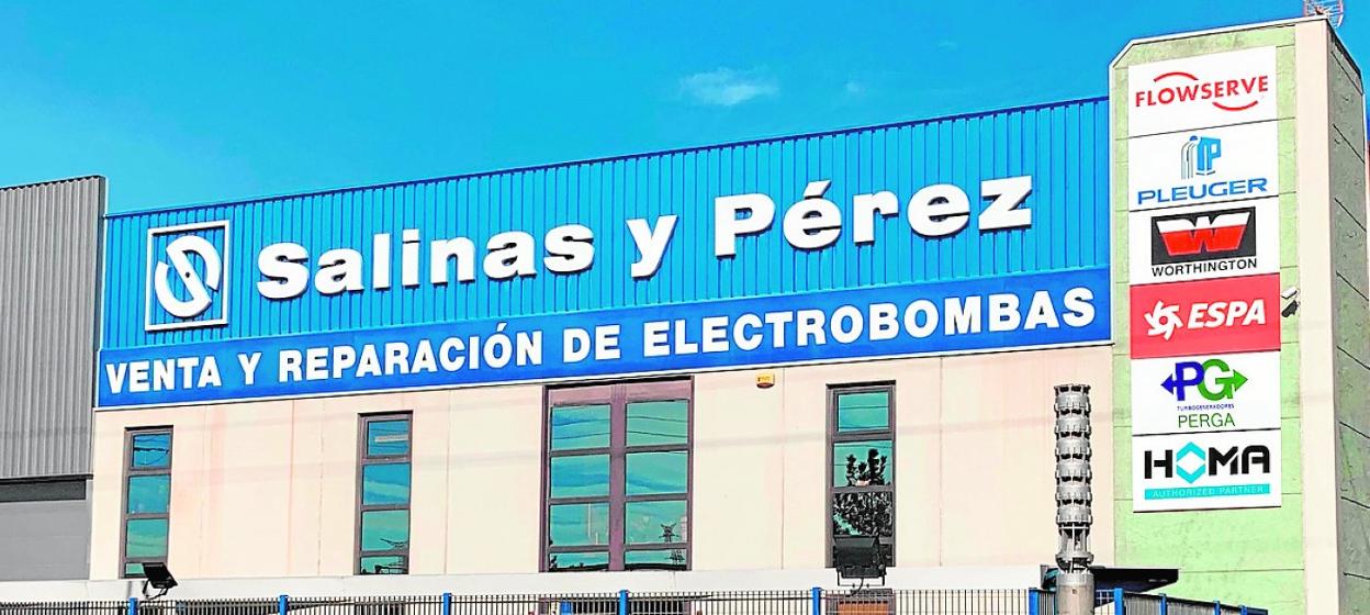 Salinas y Pérez se ubica en el Polígono Industrial Oeste, en Murcia. 