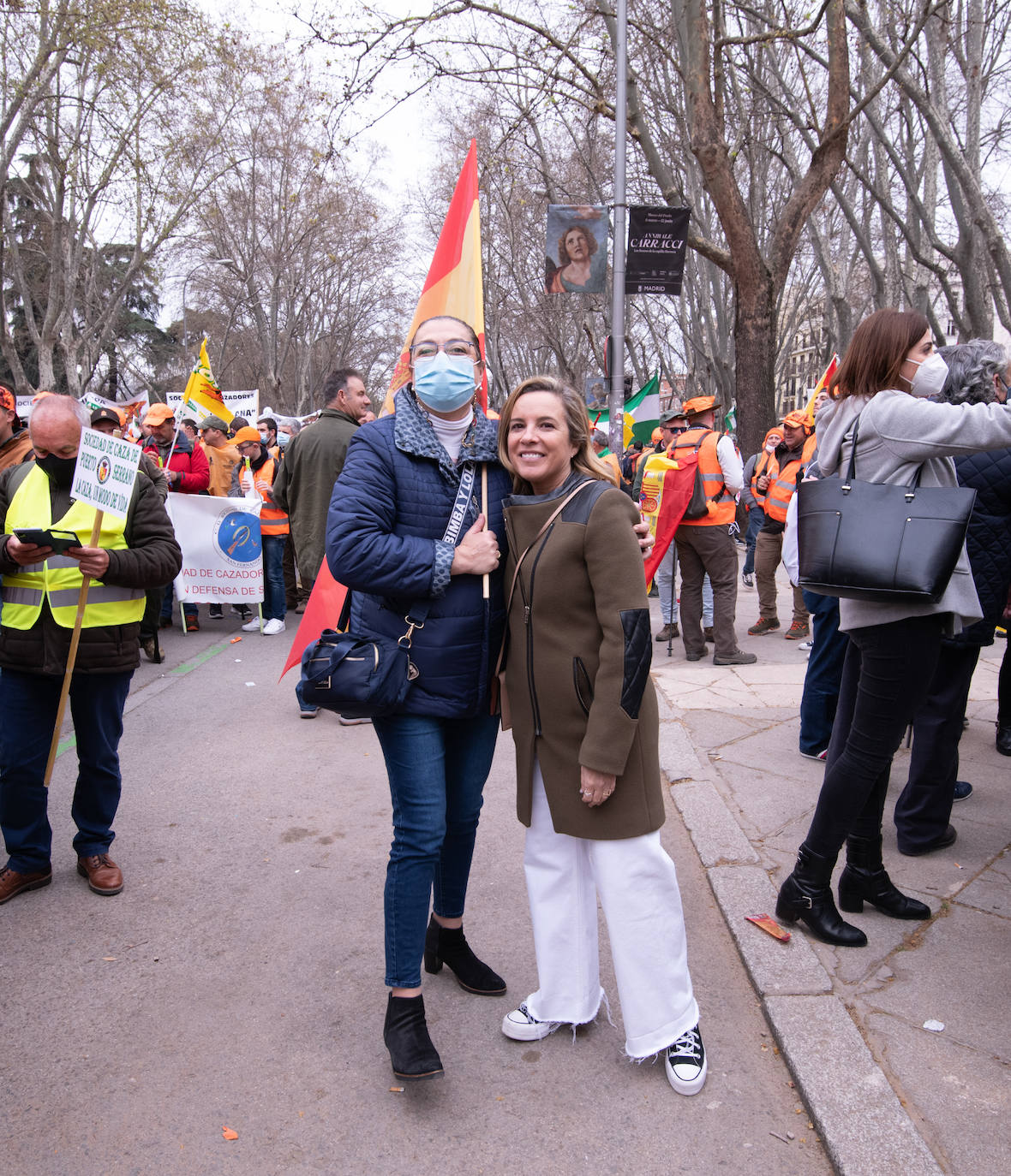 Fotos: Agricultores, ganaderos y cazadores murcianos participan en la manifestación de Madrid
