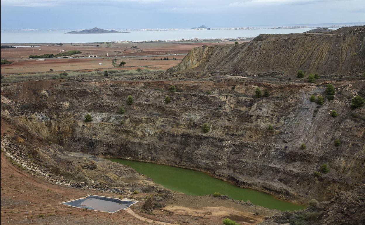 Depósito minero Los Blancos, en Llano del Beal.