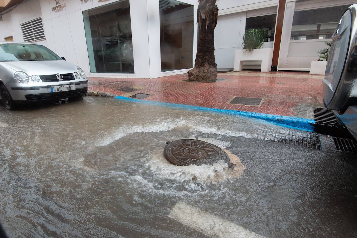 Fotos: La lluvia provoca desprendimientos, caminos inundados y carreteras cortadas en varios puntos de la Región