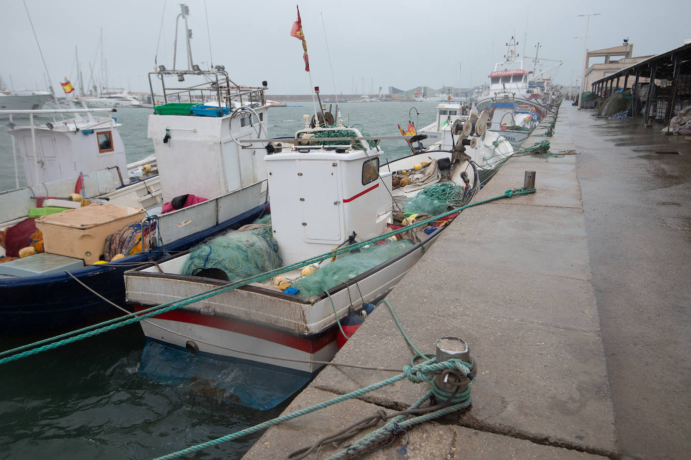 Fotos: Los pescadores del Mar Menor se suman a la huelga