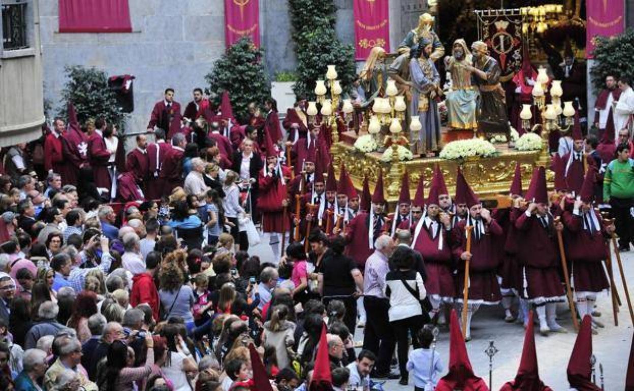 Imagen de archivo de la procesión del Cristo del Perdón en Murcia.