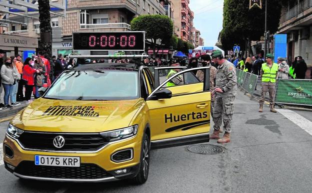 El T-Roc fue el encargado de llevar el crono de la carrera. 