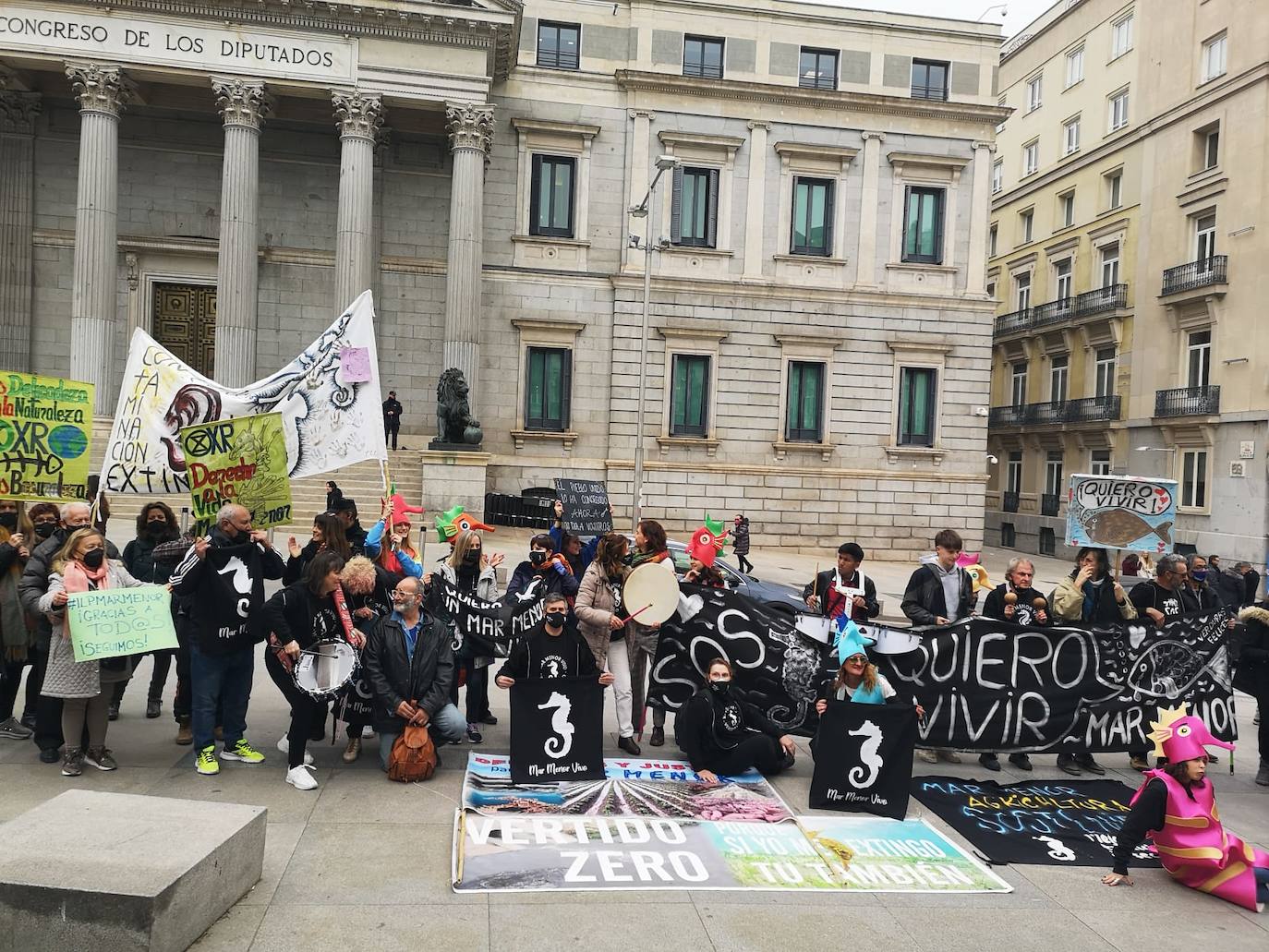 Fotos: Apoyo a la ILP del Mar Menor en Madrid