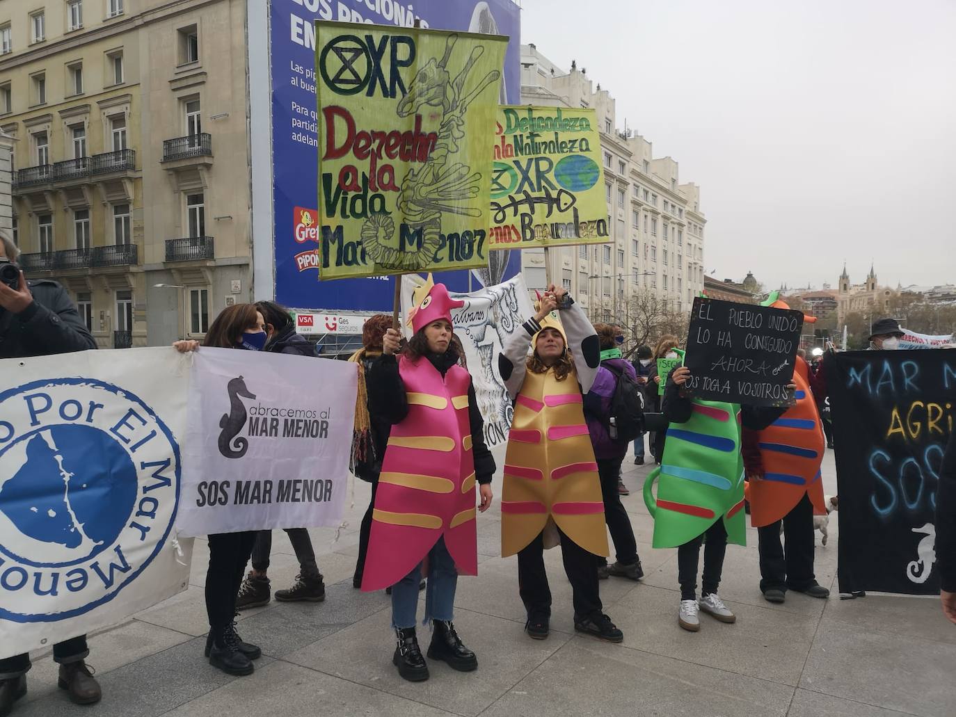 Fotos: Apoyo a la ILP del Mar Menor en Madrid