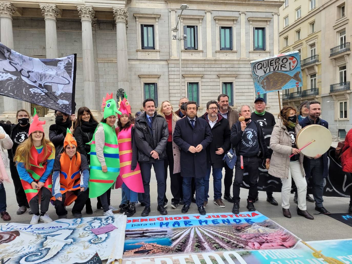 Fotos: Apoyo a la ILP del Mar Menor en Madrid