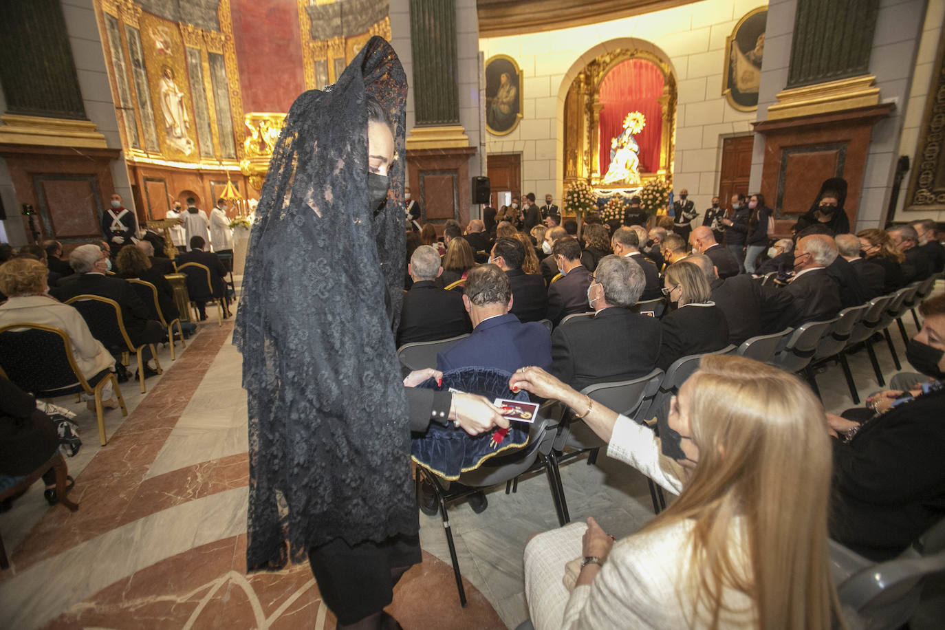 Fotos: Ceremonia de la Onza de Oro en la basílica de la Caridad de Cartagena