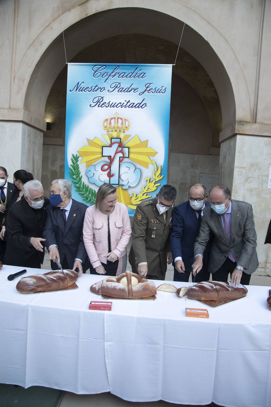 Fotos: El Cabildo de las Monas de la Cofradía del Resucitado de Cartagena, en imágenes