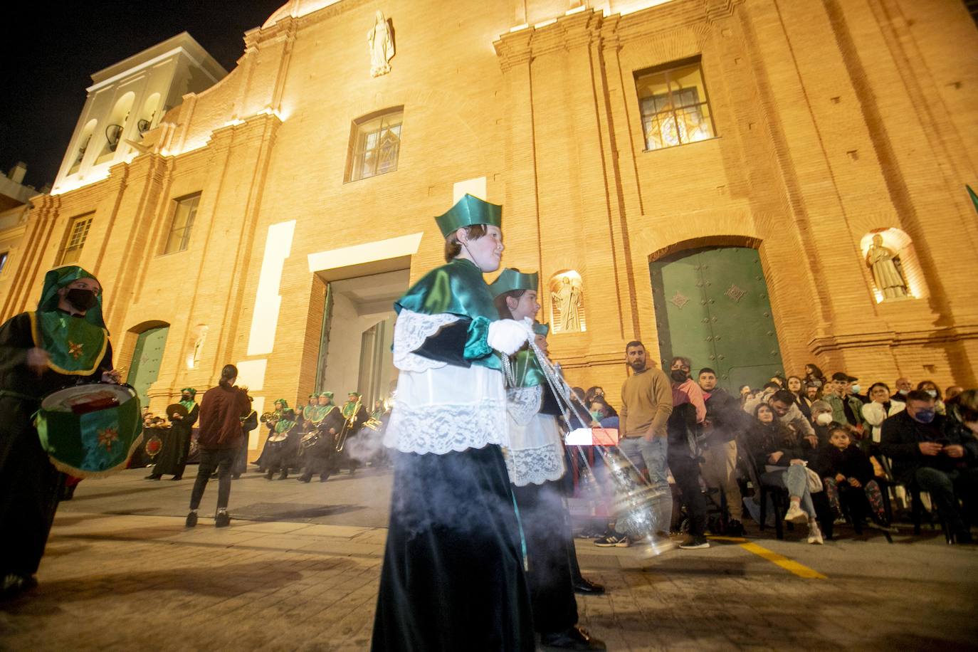 Fotos: Primer desfile de la Cofradía California en la Semana Santa de Cartagena 2022