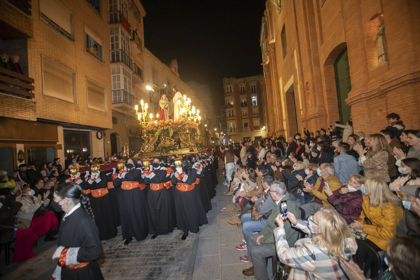 Fotos: Primer desfile de la Cofradía California en la Semana Santa de Cartagena 2022