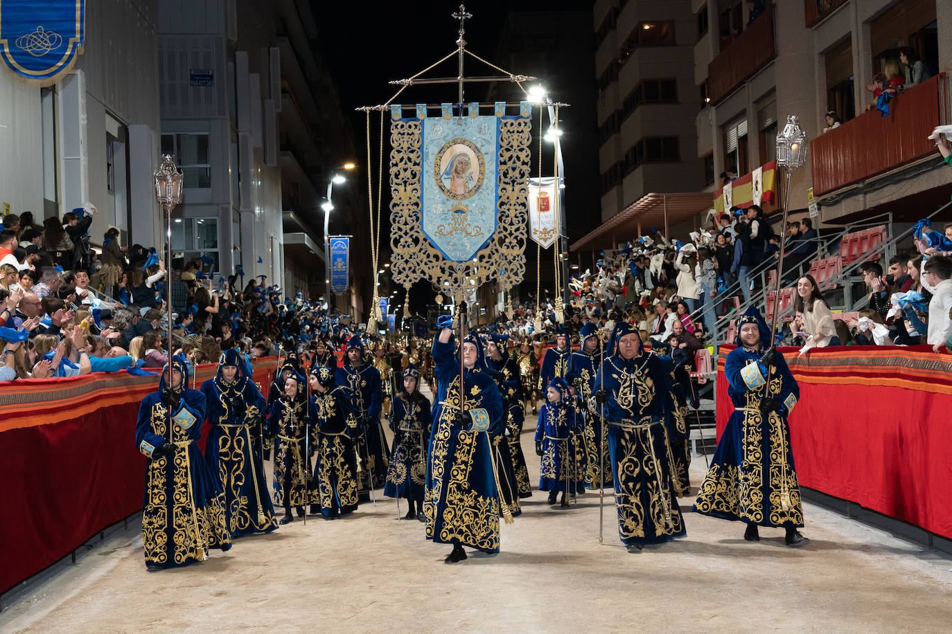 Fotos: El Paso Azul protagoniza la primera procesión en Lorca tras la pandemia