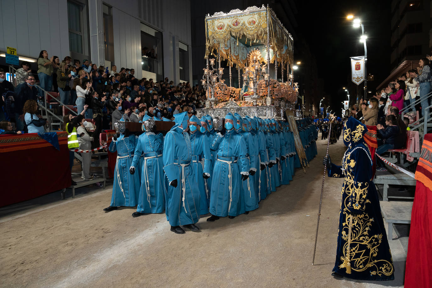 Fotos: El Paso Azul protagoniza la primera procesión en Lorca tras la pandemia